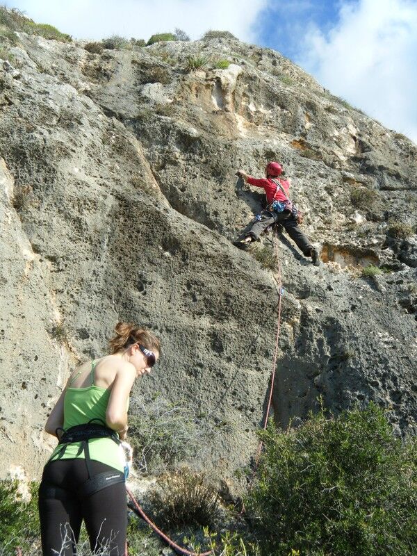 Inspiring rookies red-point Gory Nora at Ghar Lapsi