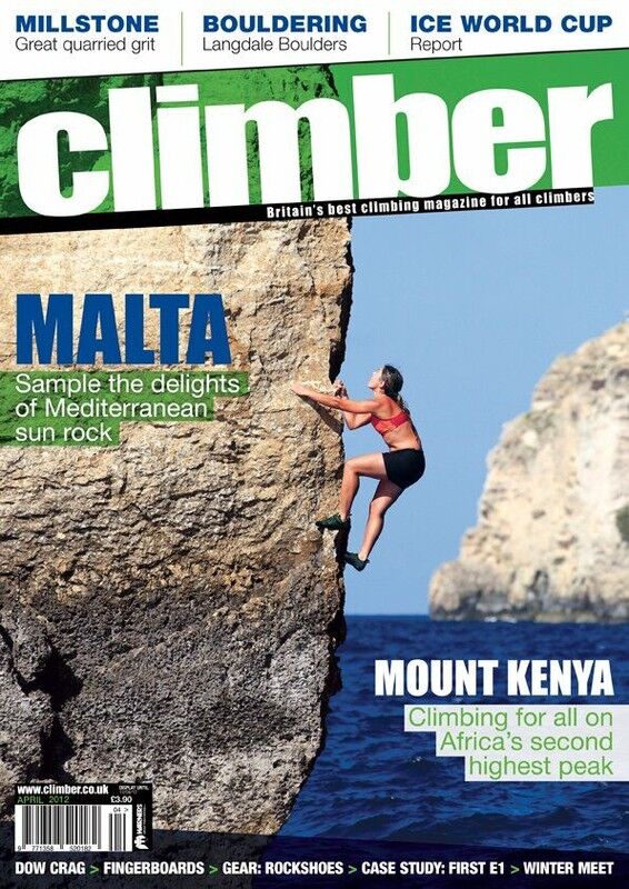 MRCC helps put Malta on the Front Cover of Climber Magazine UK!